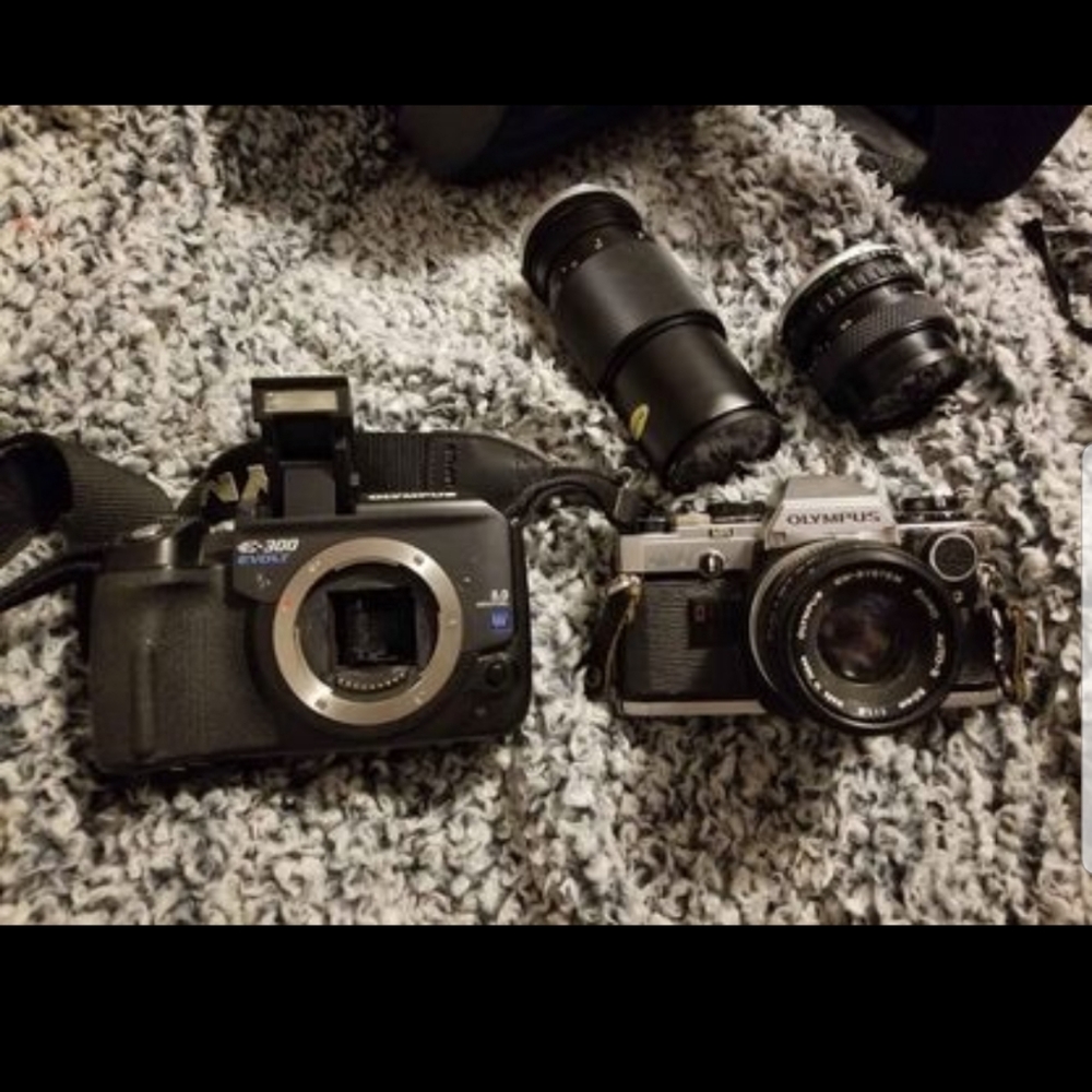 COPY - Olympus OM10 & Olympus Evolt E-300